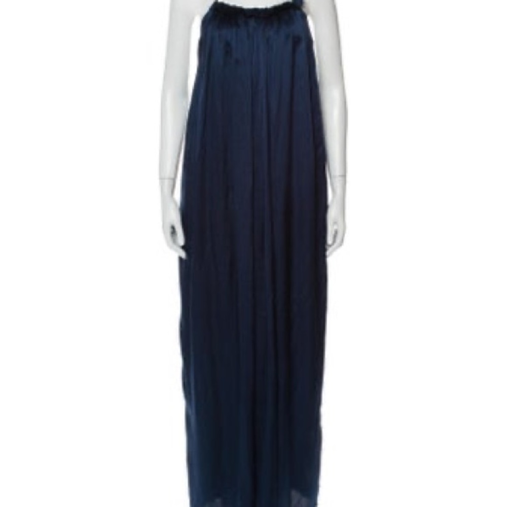 3.1 Phillip Lim Silk Navy Maxi